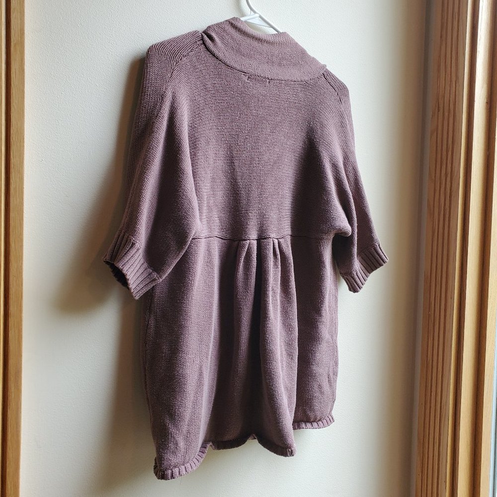 Daisy Fuentes Mauve Open Cardigan Size Medium - Picture 12 of 14